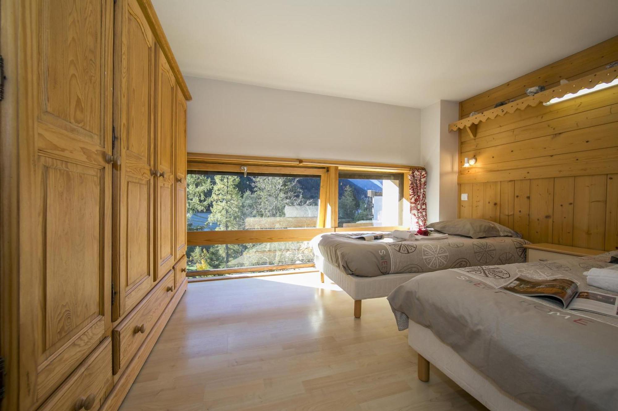 Residence Grand Roc - Ancolies 206 Happy Rentals Chamonix Quarto foto